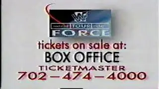 WWF World Tour De Force July 29th 1995 Las Vegas Promo
