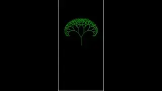 Create Tree design using turtle in python |python program |