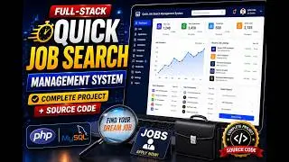 Job Portal and Recruitment Management System using PHP and MySQL | Full-Stack Project + Source Code