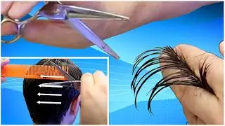 Basic Mens Scissor Cut | Step by Step Gents Shear Cut