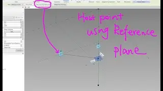 Revit Tips (Day 990) Use Reference Plan for Host Point by Intersection