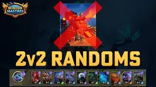 Minion Masters 2v2 Randoms - King Puff - Gameplay - No Commentary - Chill