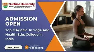 Choose👩‍🎓Best University  in India 2024!!Admission Open for ✔ MA/M.Sc.In Yoga And Health Edu.