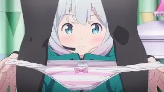 Cute striped panties! - Eromanga Sensei | Scene