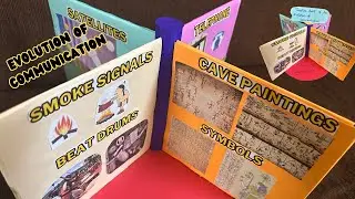 The Evolution of Communication | How to make Project Working Model | Wheel Project model | DIY | TLM