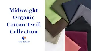 Midweight Organic Cotton Twill | Core Fabrics