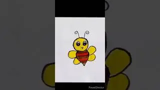 how to make a hunny be #drawing #step by step #quickdrawing