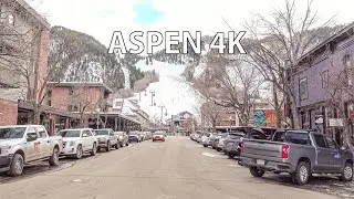 Aspen 4K - Hollywood's Ski Resort - Scenic Drive - USA