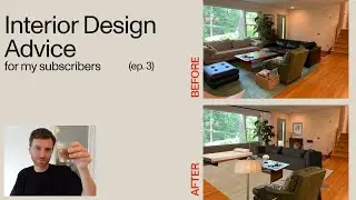 interior design advice for my subscribers! pt 3: open concept living