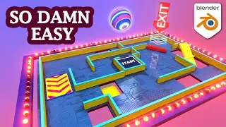 How I Accidentally Made a Game with Blender(without Coding)(tutorial)