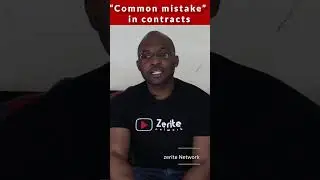 Example of common mistake in a contract