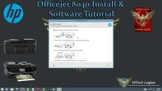 How to setup HP OfficeJet 8040 and Software