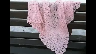№280 Весенняя шаль довязана. Вес шали 284 грамма Готовая работа марта  
