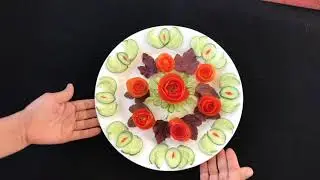 Simple fruit plate decoration