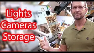Practical Art Studio Tour – A REAL Functional Studio that works - Artist Jason Morgan