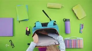 Вместительный рюкзак Pix Mini с пиксельным экраном - увлекательное решение для школы.