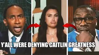 Stephen A Smith & Shannon Sharpe YELLS @ Molly Qerim over Caitlin Clark Hate JABS Monica McNutt