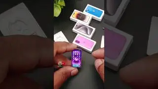 miniature iphone 16 unboxing...
