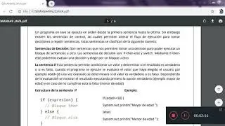 Estructuras de control en java