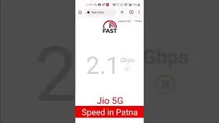 Jio 5g Speed test in Patna (Bihar)😍🔥🔥
