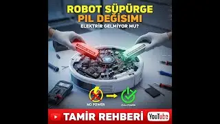 Beko Robot Süpürge Elektrik Gelmiyor - Pil Değişimi