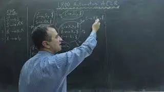 Compilers: Example of Creating LR(1) Automaton & Canonical LR (CLR) Parsing Table