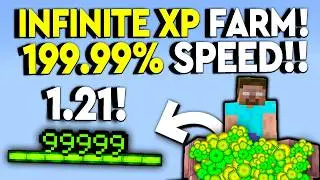 BEST MINECRAFT 1.21 INFINITE XP FARM Tutorial - 110 Lvls In 300 Seconds!