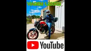 VIAGEM 1.260 KM COM A NOVA CB TWITER 250