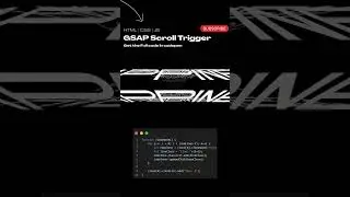 GSAL Scroll Trigger / HTML /CSS / JS #coding #css #html #js #scssoftware