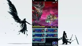 FFBE Fixed Party Trial - Maw Of Malice Blind Run ( 3 Aranea With In A Week Really GUMI )
