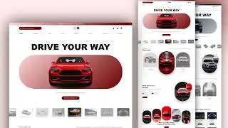 Complete Responsive Car Booking Website Using HTML, CSS & JavaScript | DM007