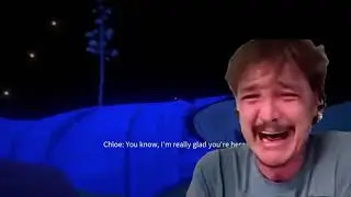 Pedro Pascal crying at Before Your Eyes