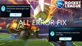 not logged into rocket league servers fix .(100% works with proof)