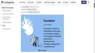 Insurance | Definition, How It Works, and Main Types of Policies