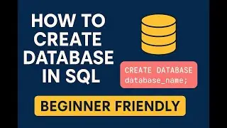 SQL Database Creation | Learn SQL in Bengali | Full Demo