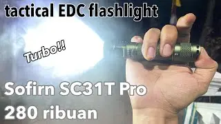 Sofirn SC31T Pro SST40 super bright daily tactical EDC flashlight