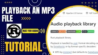 Playing an MP3 File Tutorial - Basics of Rust Programming for Audio