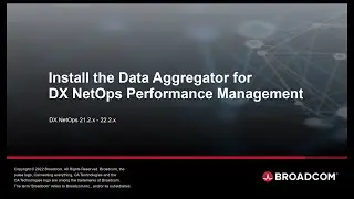 Install the Data Aggregator for DX NetOps Performance Management