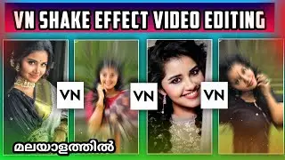 How To make shake effect status in VN editor malayalam / VN shake effect video editing