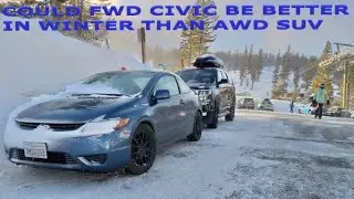 Honda Civic in Snow - FWD best winter car for the $$$?