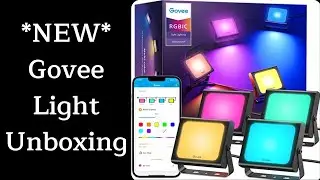 Govee LED RGBIC Flood Light Unboxing