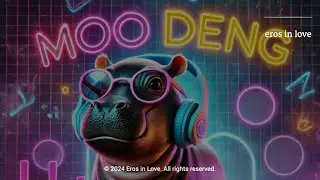 Eros in Love - Moo Deng (หมูเด้ง) : The Adorable Hippo | HipHop & EDM | (Official Music Video)