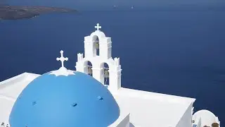 Santorini - Fira, Firostefani, Oia, Volcano cruise, Kafieris Blue