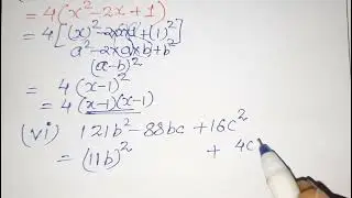 Q.NO.1(v),(vi)EXERCISE 12.2,CHAPTER 12 ,FACTORIZATION, CLASS VIII , CLASS 8, MATHS
