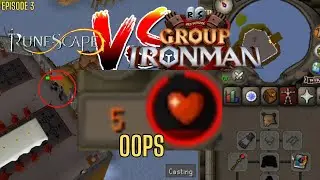 I was 1 tick away from dying again... RS3 PvMer tries Group Hardcore!