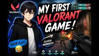 My FIRST Valorant Game… and it got intense 👀🔥