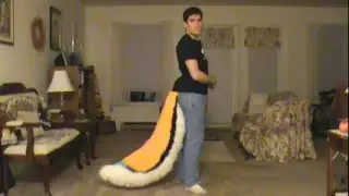 HUGE Moving Fursuit Tail || Large Wolf Tail | Fox Tail Hybrid Test