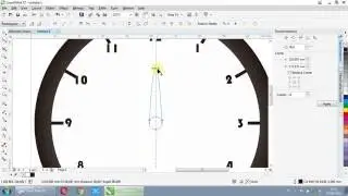 Tutorial How To Draw Simple Clock with Corel Draw X7