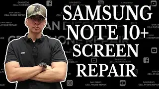 Samsung Note 10+ Plus Screen Replacement | How to repair with frame