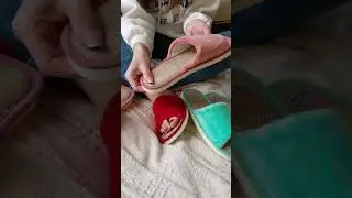 Мягкие женские тапочки для дома с открытым мысом